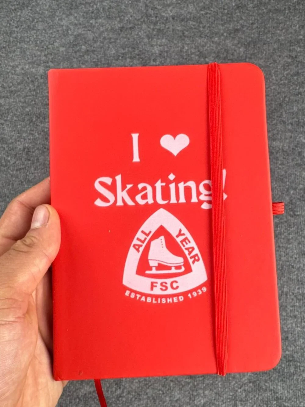 TaskRight Red Hardcover Journal Notebook - 